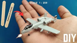 How to make A10 Thunderbolt Warthog aircraft model | Tutorials