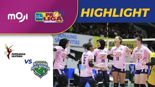 Jakarta Pertamina Fastron VS Gresik Petrokimia (1-3) | Highlight FINAL FOUR PLN Mobile Proliga 2023