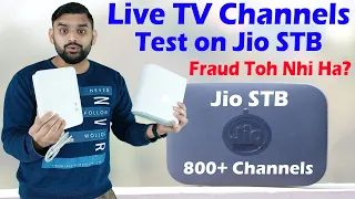 Jio STB LiveTV Channels | Jio STB All TV Channels No | Jio STB JioTV+ | JioSTB 800+ Channels Details