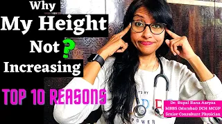 Why My Height is Not Increasing at 16 ? Top 10 Reasons Why HEIGHT GROWTH Stops - by Dr Rupal (Hindi)