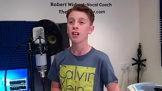11 year old Kerr James sings "all i ask" (adele cover)
