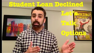 College Loan Declined? You Have Options - 600 Credit Scores and below - bankruptcy, foreclosure etc.