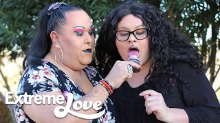 Supersize Love: I Want To Make My BBW Girlfriend Bigger | EXTREME LOVE/ WETv