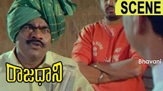 Goons Stabs And Finished Srihari - Action Scene - Rajadhani Movie Scenes