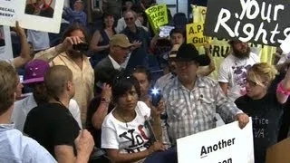 Albuquerque city council meeting taken over by demonstrators