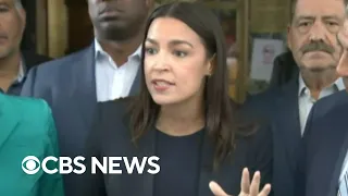 Alexandria Ocasio-Cortez calls for more federal funding to address New York's migrant crisis