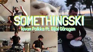 Somethingski - Cat Vibing To Ievan Polkka ft. Bilal Göregen (Full Band Cover)