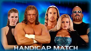 Triple H vs. T&A - 2-On-1-Handicap Match (Trish & Stephanie at ringside): SmackDown!, Sep. 07, 2000