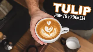 How to Improve Tulip Pattern  - Latte Art Tutorial