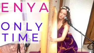 Only Time - Enya (pedal harp & voice, nature images)