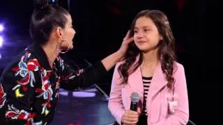 Natalia Jiménez rompe en llanto con Alyssa | La Voz Kids 2016