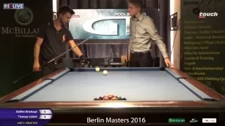 Berlin Masters 2016 - Thomas Lüttich vs Steffen Breitenkopf powered by REELIVE & Touch - German Tour