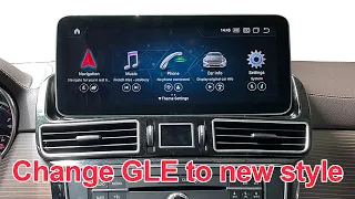 You can have the Mercedes X166 W166 GLE GLS 12.3" new style android screen with carplay android auto