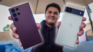 Samsung Galaxy S22 Ultra VS Google Pixel 6 Pro 4K Video Comparison!