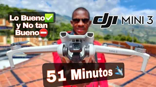 Nuevo DJI MINI 3 con 51 minutos de Vuelo- lo que debes Saber en Español