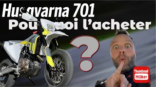 Pourquoi acheter une 701 ???    Une Moto qui sert à rien !?! #701 #husqvarna #supermoto #bike