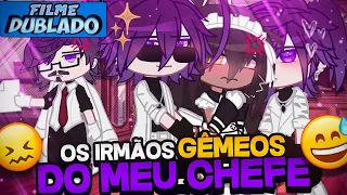 [DUBLADO] Os Irmãos GÊMEOS Do Meu CHEFE?! 😳 | O Filme | Gacha Life