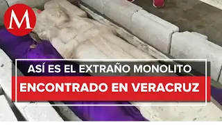 Extraño monolito es descubierto en Veracruz