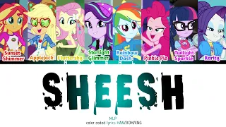 How would MLP sing 'SHEESH' - BABYMONSTER [color coded lyrics HAN/ROM/ENG]