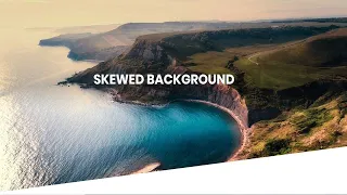 Skewed Background using CSS Clip Path | Slanted Background