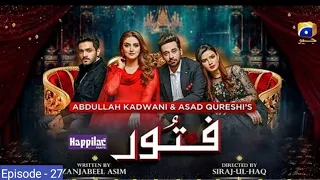 Fitoor - Ep 27 [Eng Sub] - Digitally Presented by Happilac Paints - 18th June 2021 - HAR PAL GEO