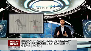 Dramat nowej gwiazdy skoków. Narty przekreśliły szanse na sukces w TCS