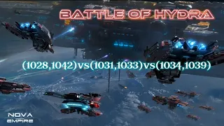 New Event Battle of Hydra | Nova Empire | (1028,1042) vs (1031,1033) vs (1034,1039)