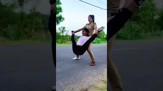 😳😱Police wali ne krwaya stunt 😳😱 #shalukirar #ytshorts #stunt #stuntwork #shorts