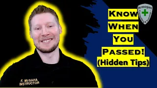 Know When You Pass! (Success Indicators)