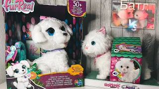 Обзор игрушек от Fur Real Friends GoGo Танцующий щенок F19715L0 и ANIMAGIC Кошка 256576.006