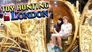 TOY HUNTING in London with Ryan at Disney Store & Shrek's Adventure!