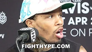 ANGRY GERVONTA DAVIS TELLS RYAN GARCIA "I'MA BREAK YOUR JAW"; TRADE HATEFUL WORDS 2 DAYS BEFORE WAR