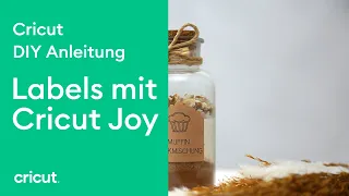 Cricut DIY Anleitung - Etiketten mit dem Cricut Joy