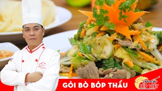 Cách làm Gỏi Bò Bóp Thấu chuan ngọt cực ngon | How to make Vietnnamese Beef Salad