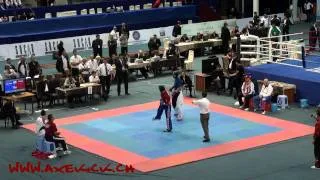 WAKO Kickboxing EC 2010: LC -94kg Final: Miskovic(CRO) vs Salugin(RUS)