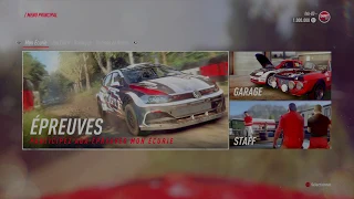 Reglages volant dirt rally 2.0 T300rs ps4/xbox + gameplay