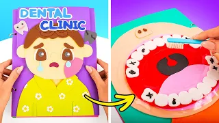 How To Keep Your Teeth Healthy || DIY Play Book From Foam Paper