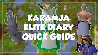 Karamja Elite Diary Quick Guide - Old School Runescape/OSRS