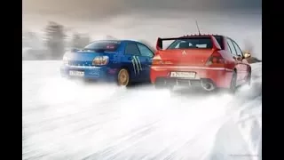 Subaru Impreza WRX STI vs Mitsubishi Lancer EVO IX  /  Гонка / Финальное видео