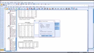 Selecting a Rotation in a Factor Analysis using SPSS