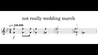 Wedding March but the wedding is cursed