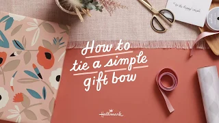 How to Tie a Perfect Bow