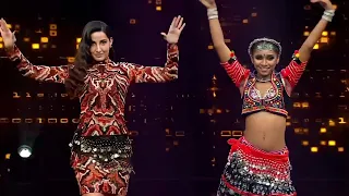 norafatehi india best dancer with saumya full dance performance on o saki saki song