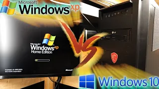 Windows XP FASTER Than Windows 10?! - 5GB/s SSD vs. 50MB/s IDE Boot Speed Test - Jody Bruchon Tech