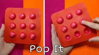 КАК СДЕЛАТЬ ПОП ИТ своими руками?/ DIY антистресс Pop It/ How to make Pop It?/Fidget toy