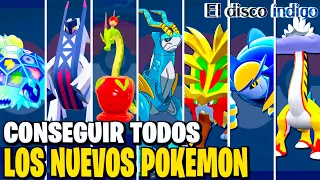 Cómo Conseguir TODOS los NUEVOS POKÉMON de El Disco Índigo DLC Pokémon Escarlata y Pokémon Púrpura