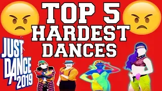 Top 5 Hardest Dances on Just Dance 2019!