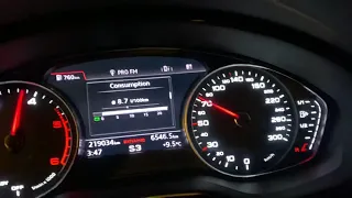 Audi a4 b9 2.0 tdi 190 hp 0-100 acceleration