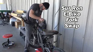 Sur Ron Electric Bike Fork Swap Tips & Tricks - Holmes Hobbies