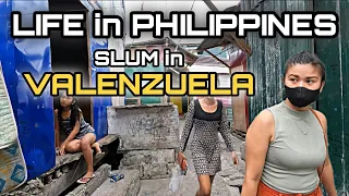 UNSEEN SLUM LIFE in BRGY MALINTA | UNBELIEVABLE WALK at VALENZUELA CITY PHILIPPINES [4K] 🇵🇭